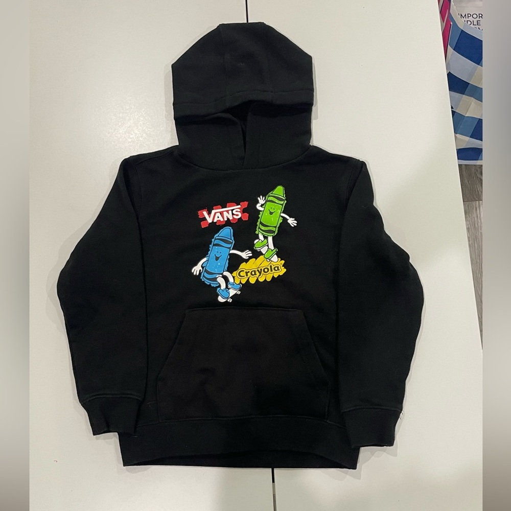 🖤NWOT VANS X CRAYOLA Kids Unisex Hoodie SIZE 6/Large
